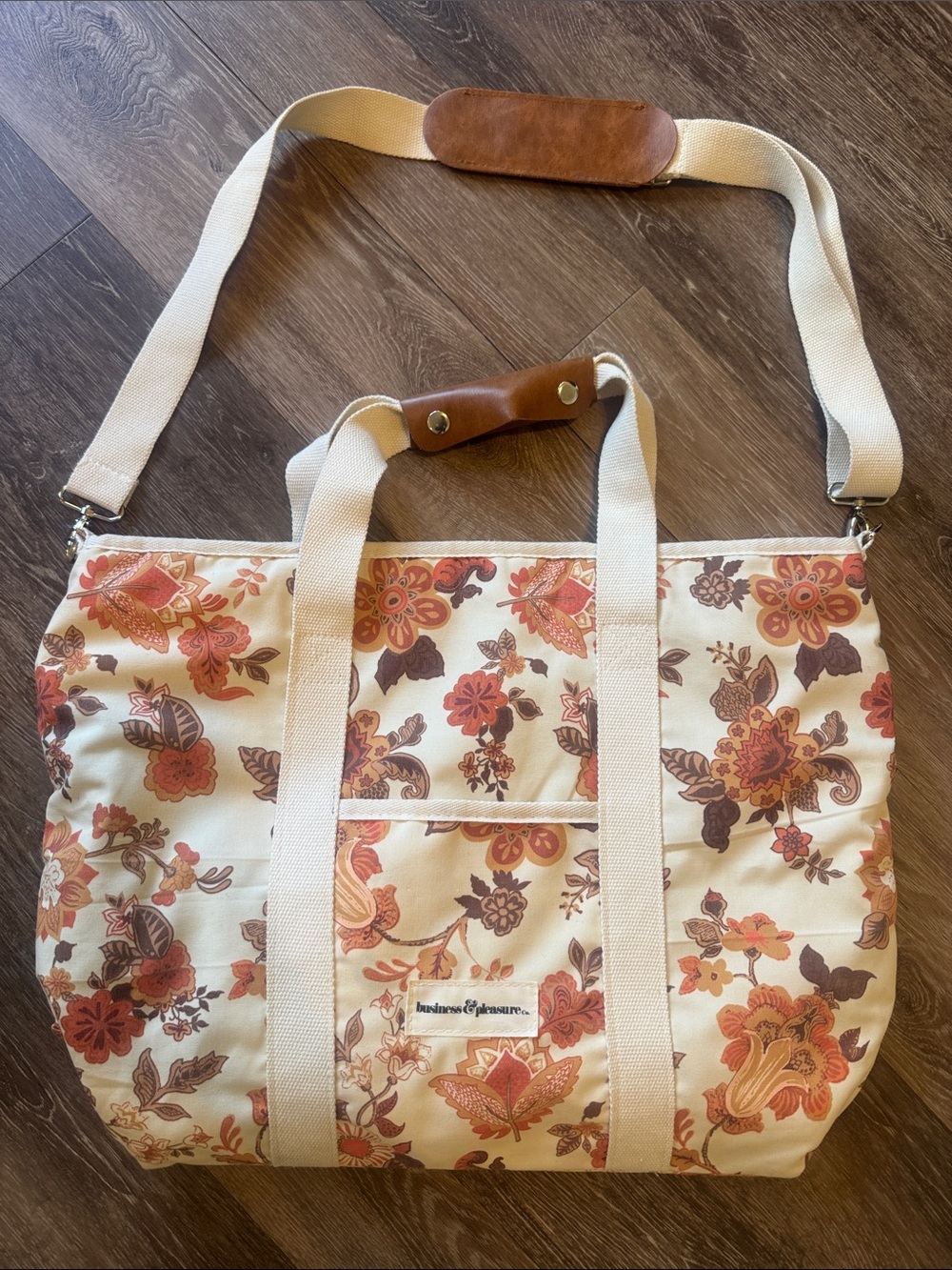 Business & Pleasure Cooler Tote in Paisley Bay